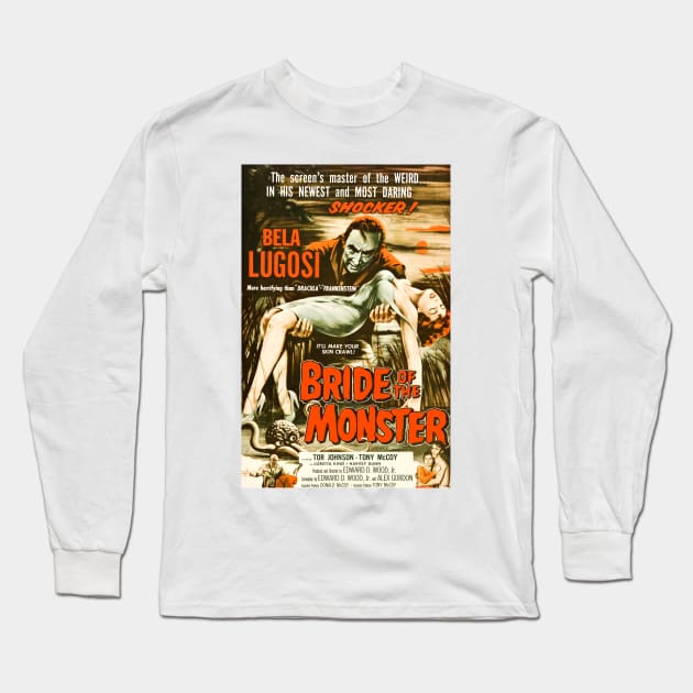 Bride of the Monster Long Sleeve T-Shirt by ZippyFraggle1